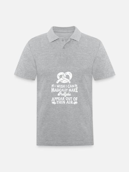 Pretzel - Men's Pique Polo Shirt - heather gray