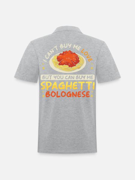 Spaghetti Bolognese - Men's Pique Polo Shirt -