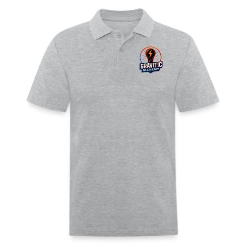 Gravitic Alchemy Logo - Men's Pique Polo Shirt