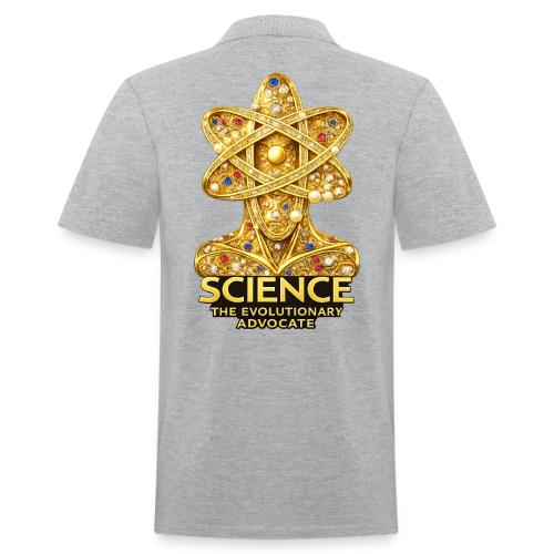 Science the Evolutionary Advocate - Men's Pique Polo Shirt