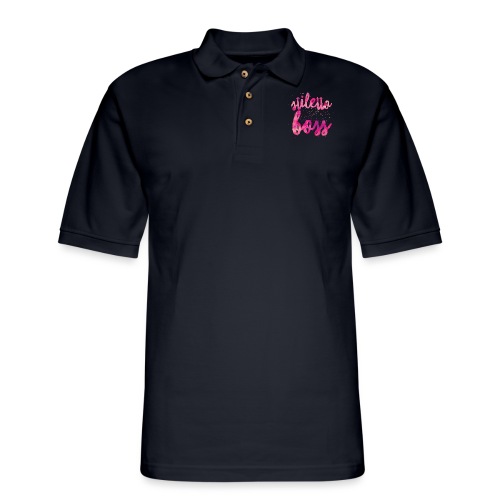 StilettoBoss HotPink - Men's Pique Polo Shirt