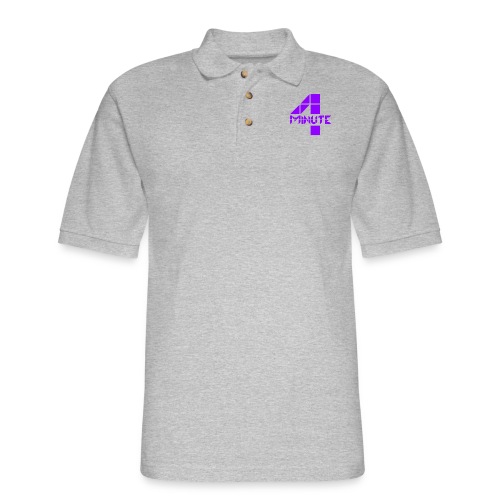 4Minute Logo in Purple Women's Hoodie - Men's Pique Polo Shirt