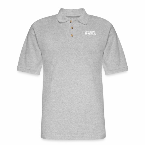 Join The Resistance. GO NATURAL Hoodie Dress - Men's Pique Polo Shirt