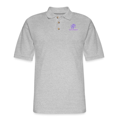gaming network purple drink bottle - Men's Pique Polo Shirt