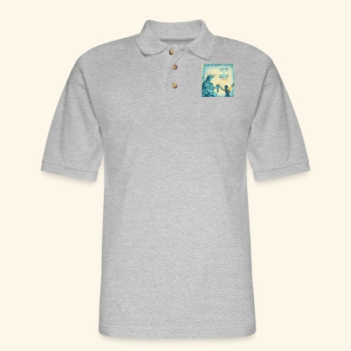 L4L graphic - Men's Pique Polo Shirt
