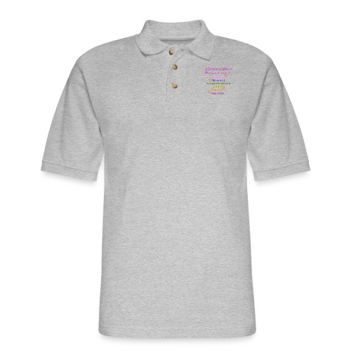 Remember Your GRACES - Men's Pique Polo Shirt