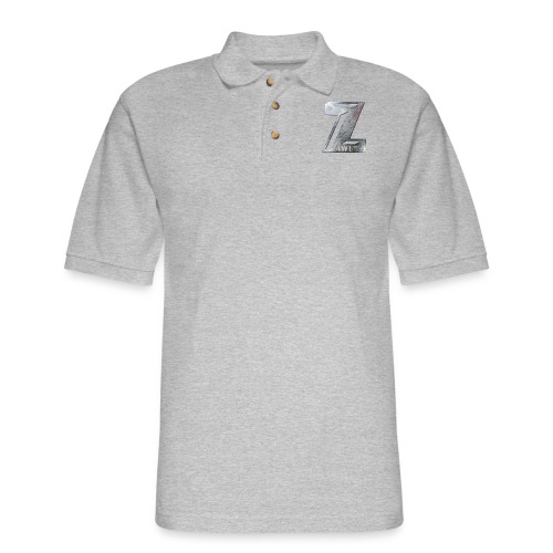 Zawles - metal logo - Men's Pique Polo Shirt