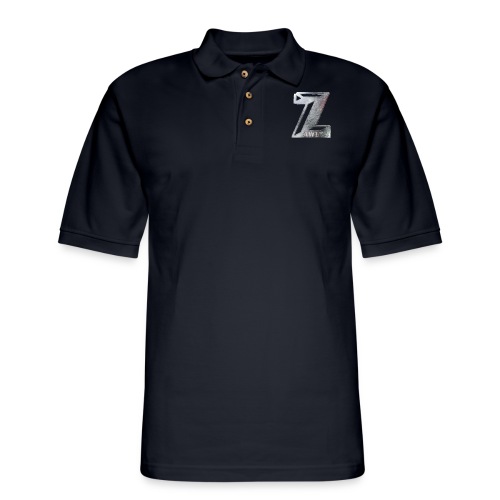 Zawles - metal logo - Men's Pique Polo Shirt