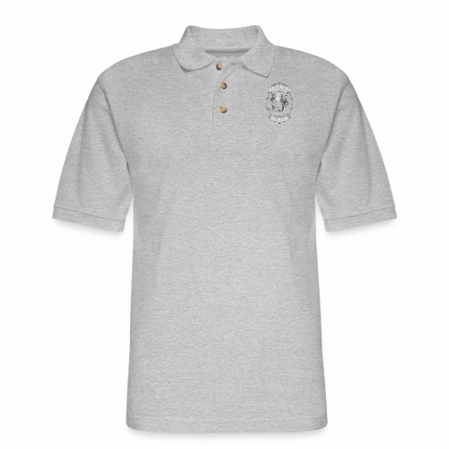 Real Gangster's Don't Die.png - Men's Pique Polo Shirt