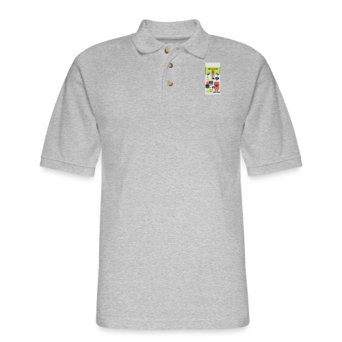 iphone5screenbots - Men's Pique Polo Shirt