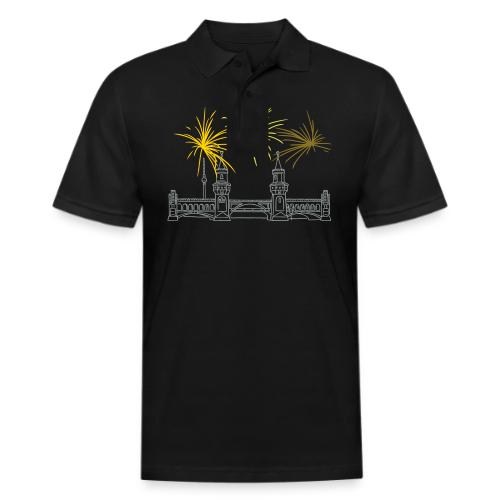 Oberbaum Bridge in Berlin - Men's Pique Polo Shirt