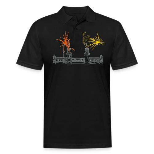 Oberbaum Bridge in Berlin - Men's Pique Polo Shirt