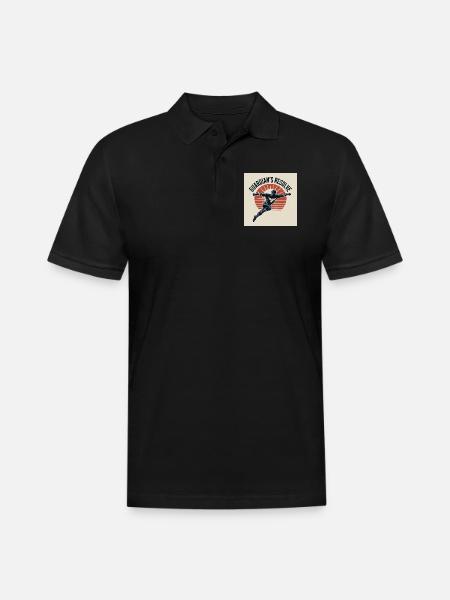Guardians Resolve - Men's Pique Polo Shirt - black