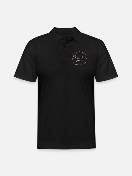 My_Appreciation - Men's Pique Polo Shirt - black