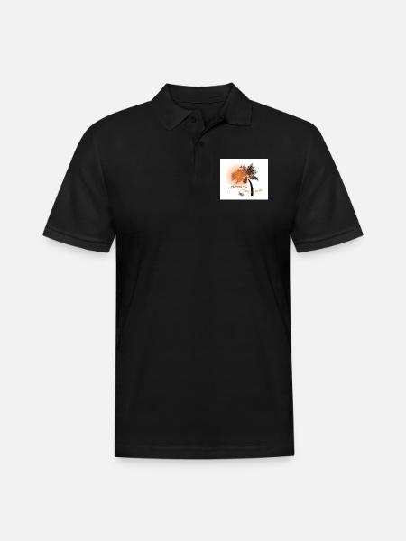 page 6 - Men's Pique Polo Shirt - black