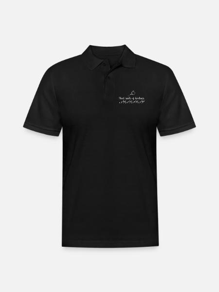 Plant Seeds Of Kindness - Men's Pique Polo Shirt - black