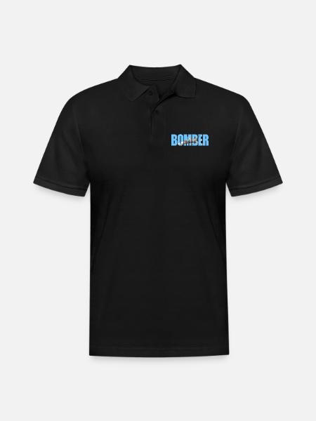 Bomber Su-24 - Men's Pique Polo Shirt - black