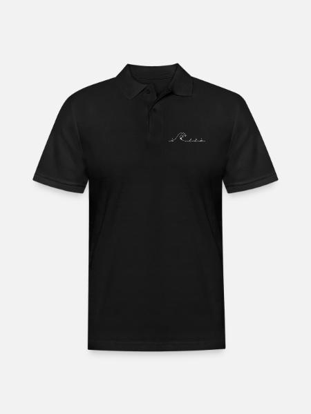 Awaiting design image - Men's Pique Polo Shirt - black