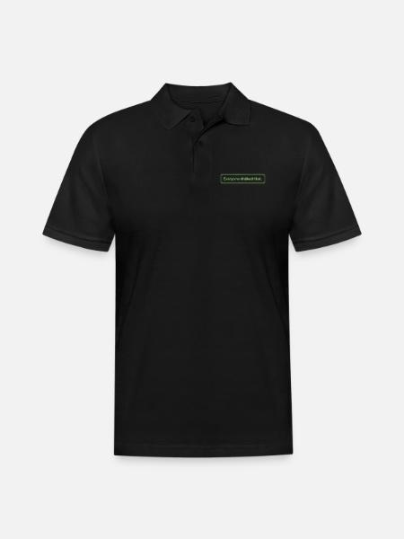 Design metadata request - Men's Pique Polo Shirt - black