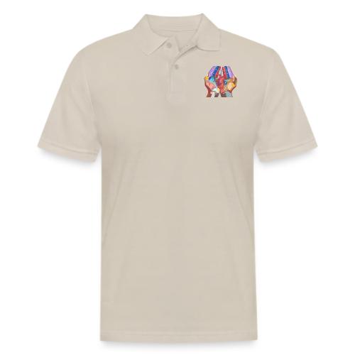 Heart in hand - Men's Pique Polo Shirt