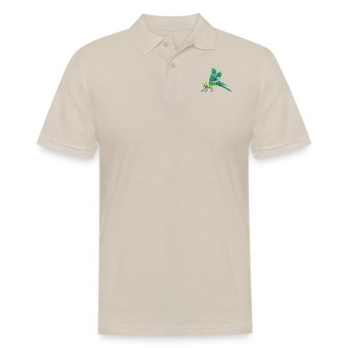 green dragonfly - Men's Pique Polo Shirt