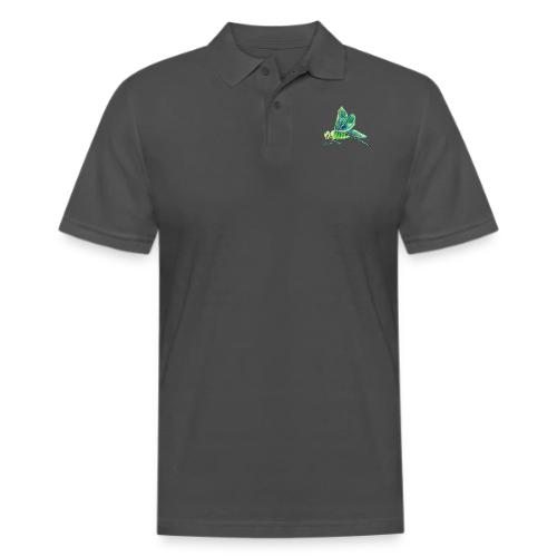 green dragonfly - Men's Pique Polo Shirt