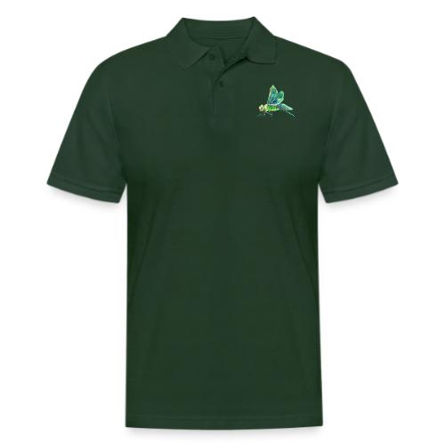 green dragonfly - Men's Pique Polo Shirt