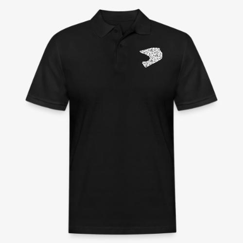 Floral Helmet - Men's Pique Polo Shirt