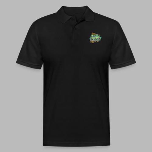 Ongher's UFO Crashed Car - Men's Pique Polo Shirt