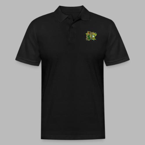 Ongher's UFO Hitchhiking Aliens - Men's Pique Polo Shirt