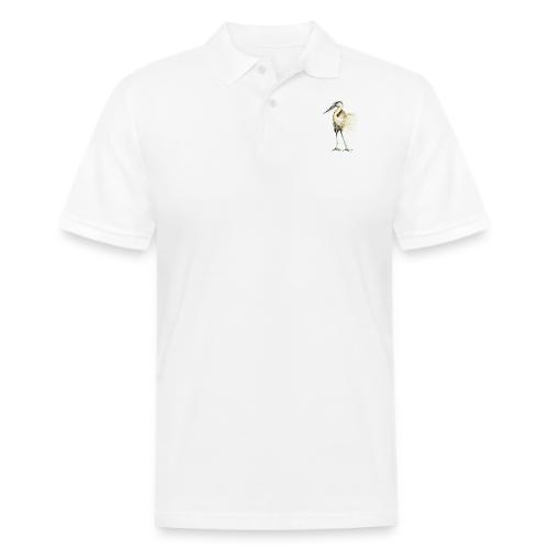 Great Blue Heron - Men's Pique Polo Shirt