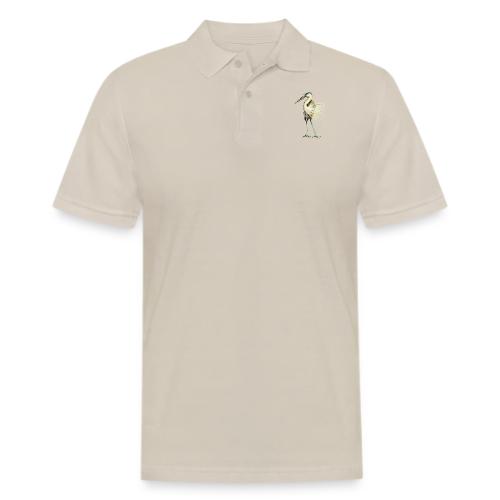 Great Blue Heron - Men's Pique Polo Shirt