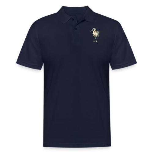 Great Blue Heron - Men's Pique Polo Shirt