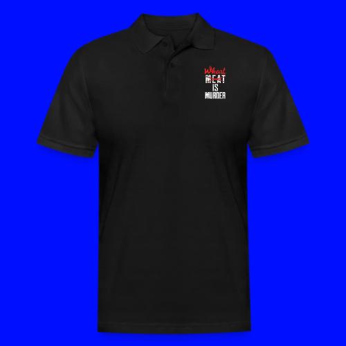 Wheat is Murder - Men's Pique Polo Shirt