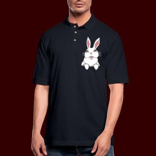 Easter Bunny Gifts & Shirts Pocket Rabbit Shirts - Men's Pique Polo Shirt
