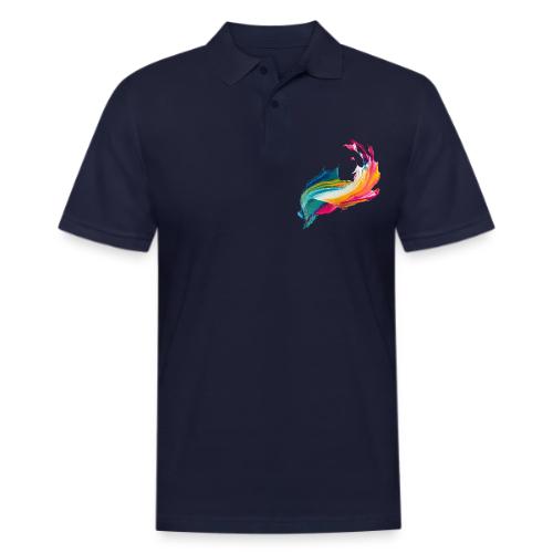 Spectrum Stream - Men's Pique Polo Shirt