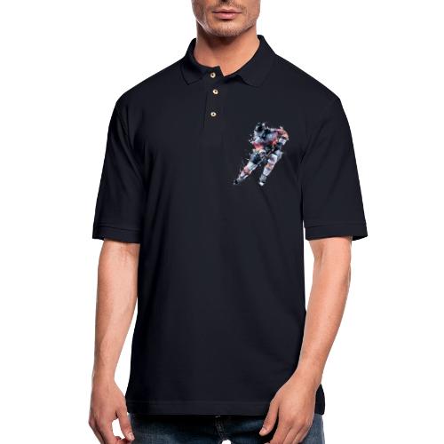 Hockey: Frozen Motion - Men's Pique Polo Shirt