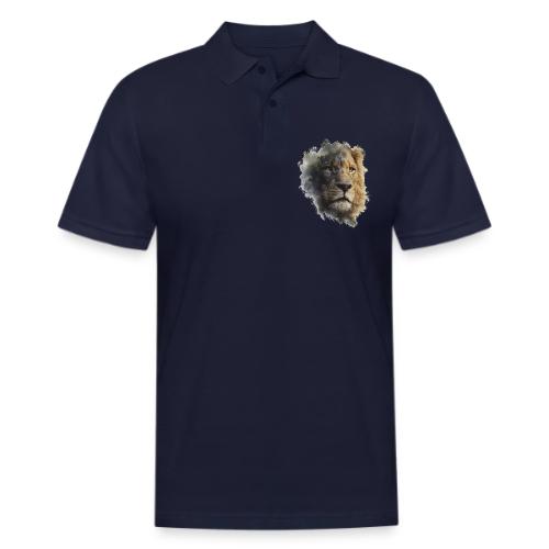 Forest-Soul Lion - Men's Pique Polo Shirt