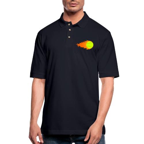 Tennis Ball - Men's Pique Polo Shirt