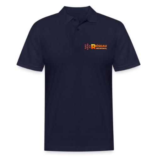 Neural Network: Digital Synapses - Men's Pique Polo Shirt