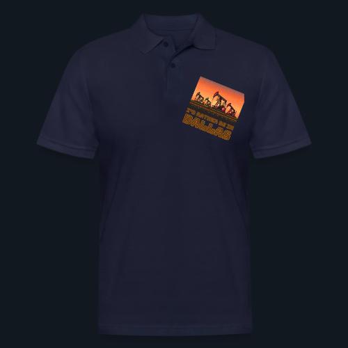 I'd rather be in Dallas - Men's Pique Polo Shirt