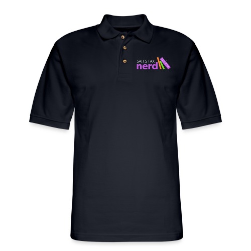 Sales Tax Nerd - Men's Pique Polo Shirt