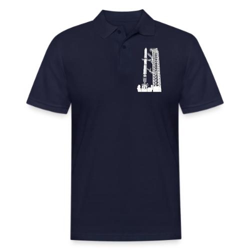 Starship Super-Heavy Lift Launch Vehicle - No Text - Men's Pique Polo Shirt