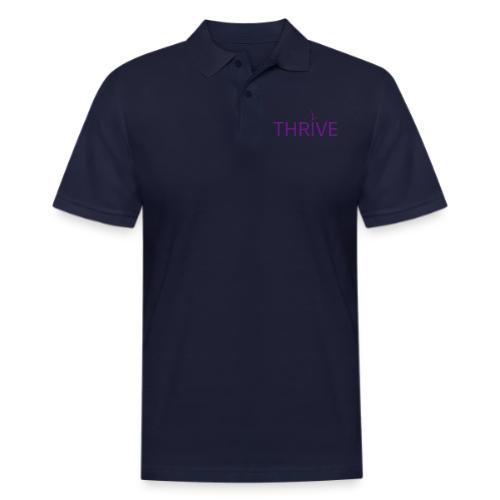 Thrive Logo - Men's Pique Polo Shirt
