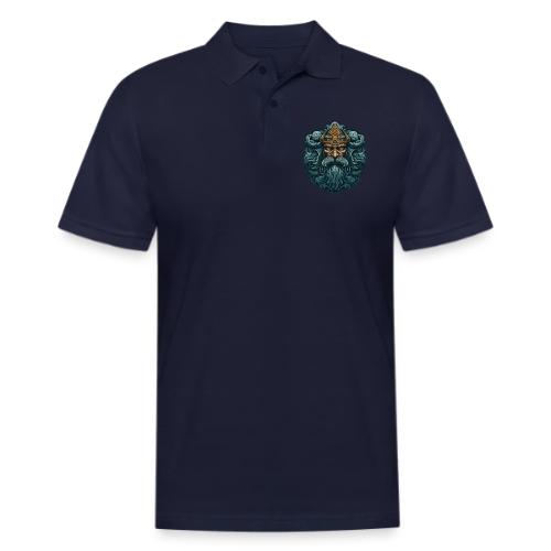 Legendary Viking Warrior: Epic Design - Men's Pique Polo Shirt