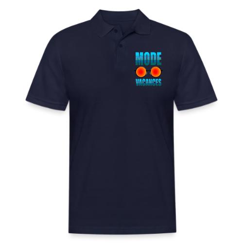 Vacation Mode Enabled - Men's Pique Polo Shirt