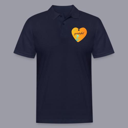 GRATEFUL - Men's Pique Polo Shirt