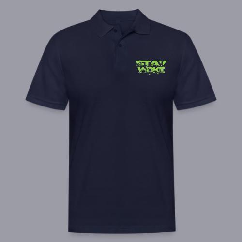 STAY WOKE - Men's Pique Polo Shirt