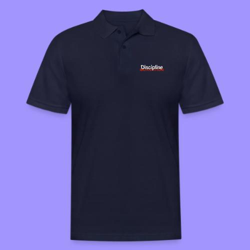 Discipline Above Motivation - Men's Pique Polo Shirt