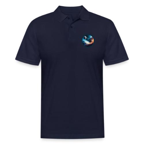 Planets Among Colors - Men's Pique Polo Shirt